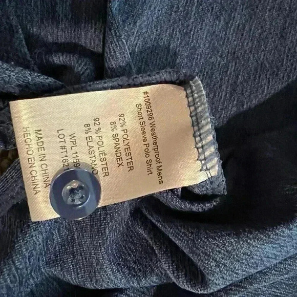 32 Degrees Cool Mens Ultra Lux Polo Deep Pacific Blue, Size XXL - Picture 7 of 8